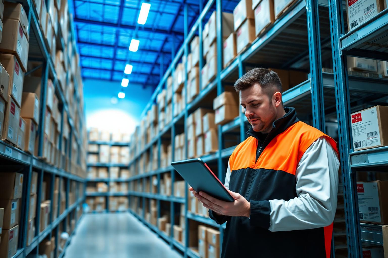 Medical supply warehouse logistics